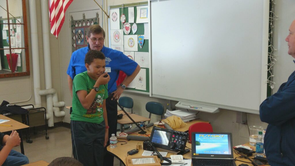 Getting students on the air at Hudson Memorial School